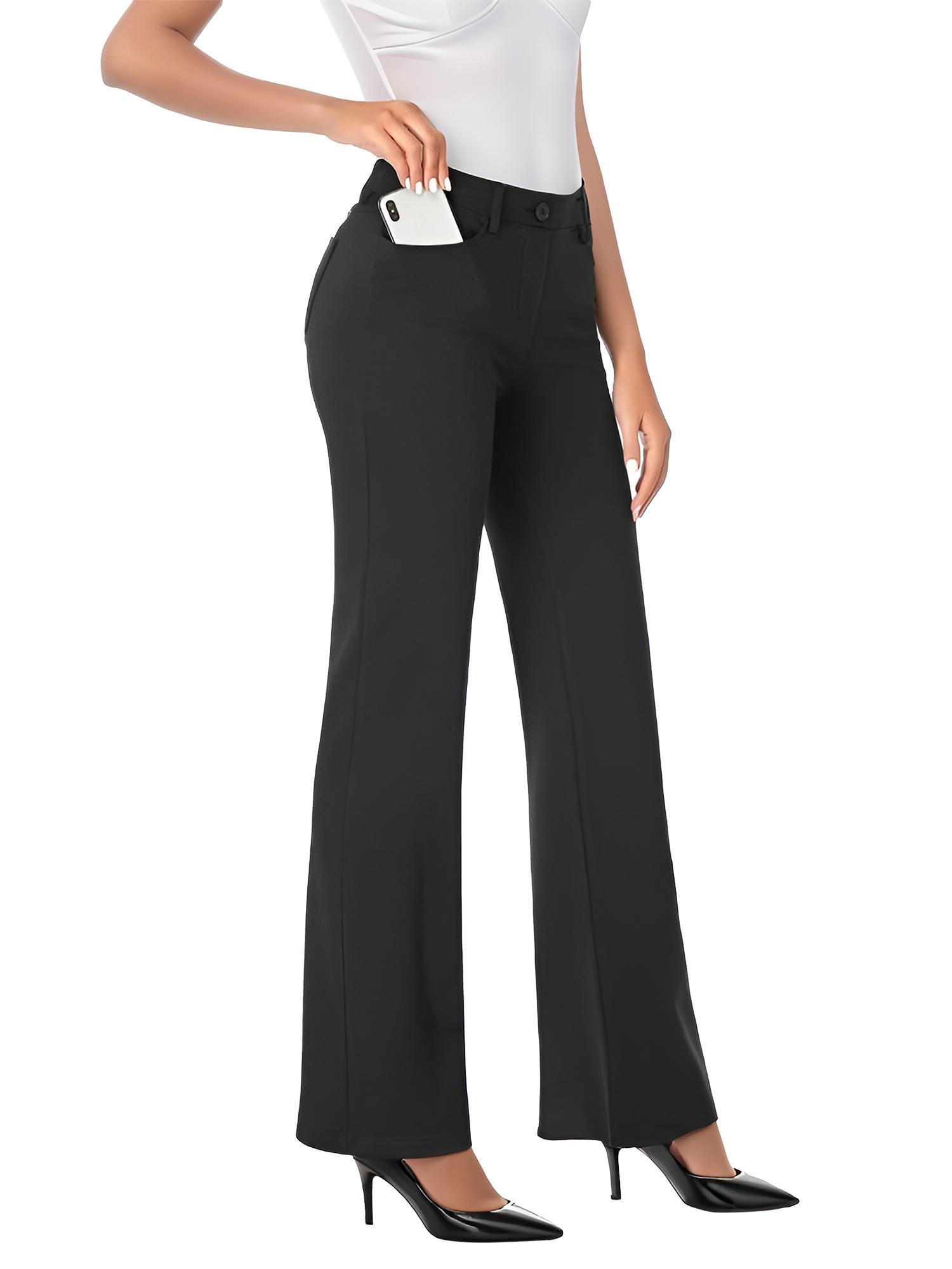 EASTHER Women's Work Stretchy Bootcut Dress Pants ...