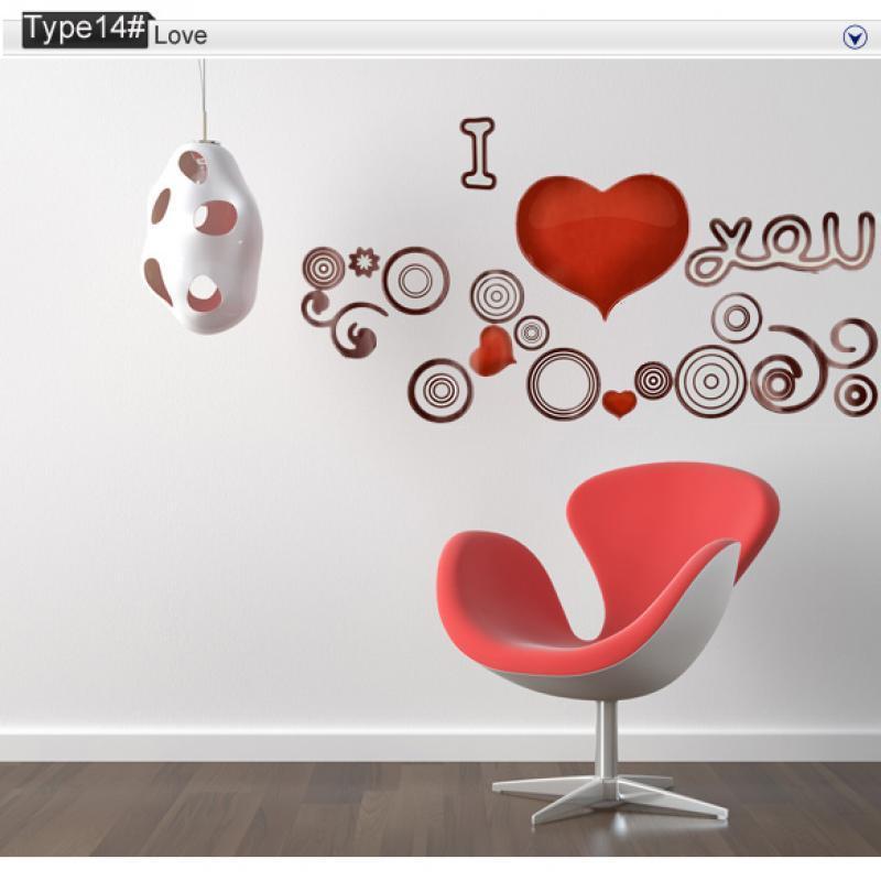 17 Types EP98 Removable Wall Stickers Vinyl Decals Paper Mural Home Decorations