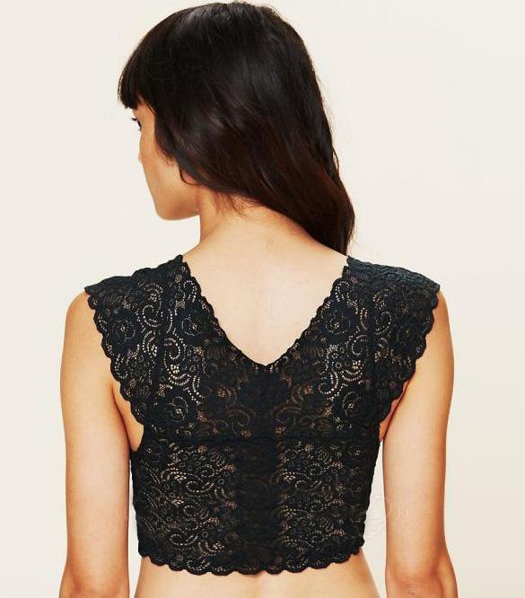 Women Corset Floral Lace Tank Bodycon Bustier Crop Top Bra Bralette Strapless