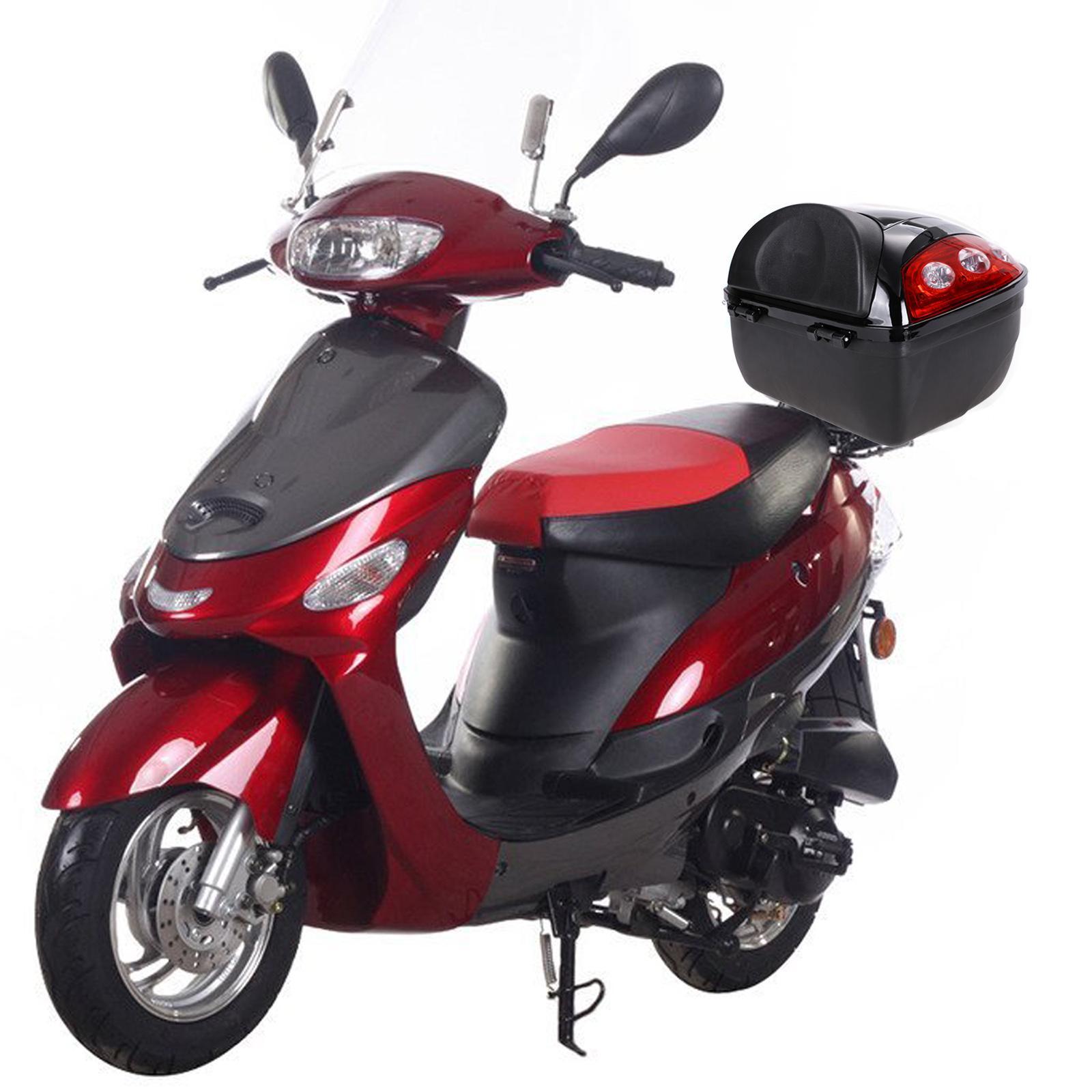 Extra Large motorcycle scooter trunk luggage top case hard tail box eBay