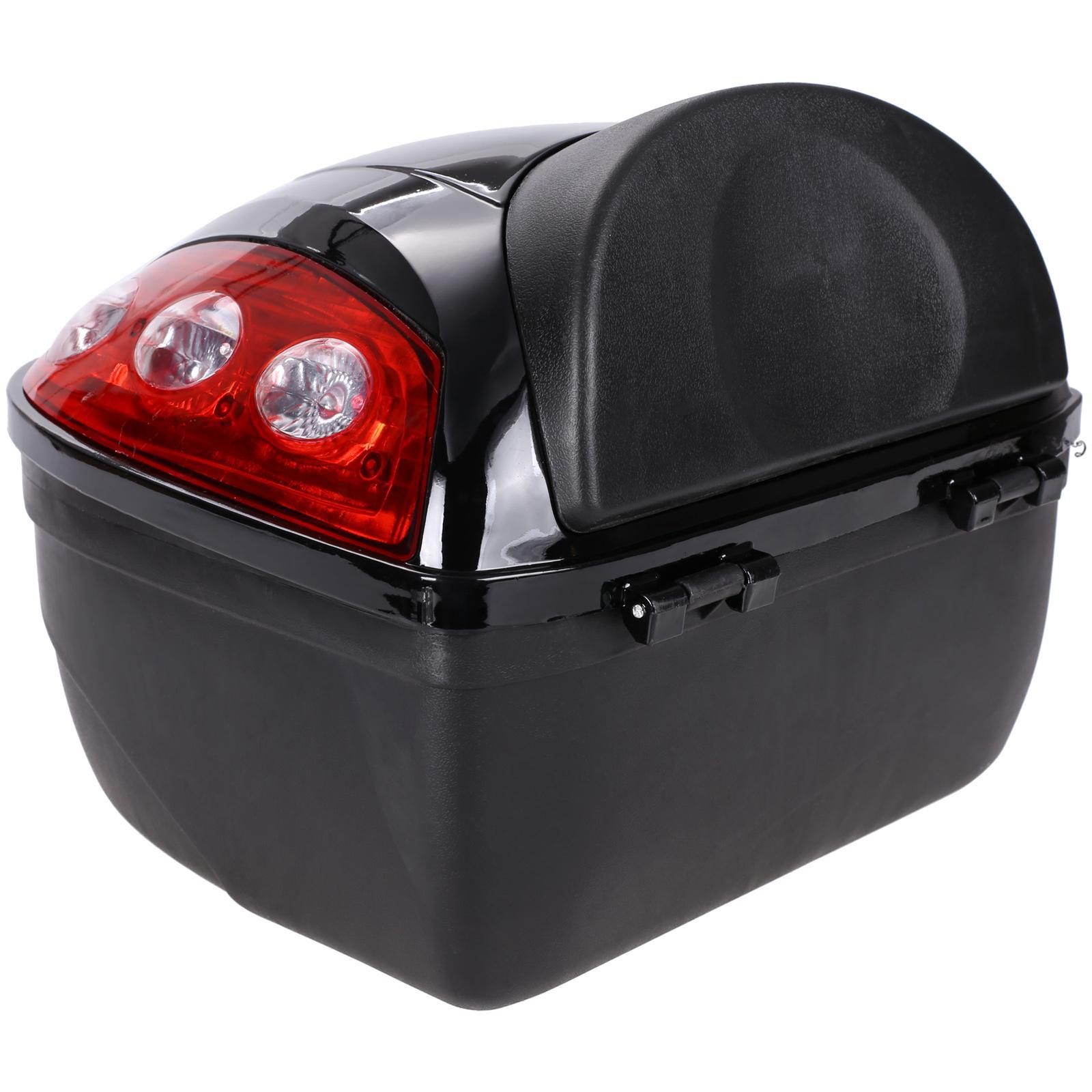 Extra Large motorcycle scooter trunk luggage top case hard tail box eBay