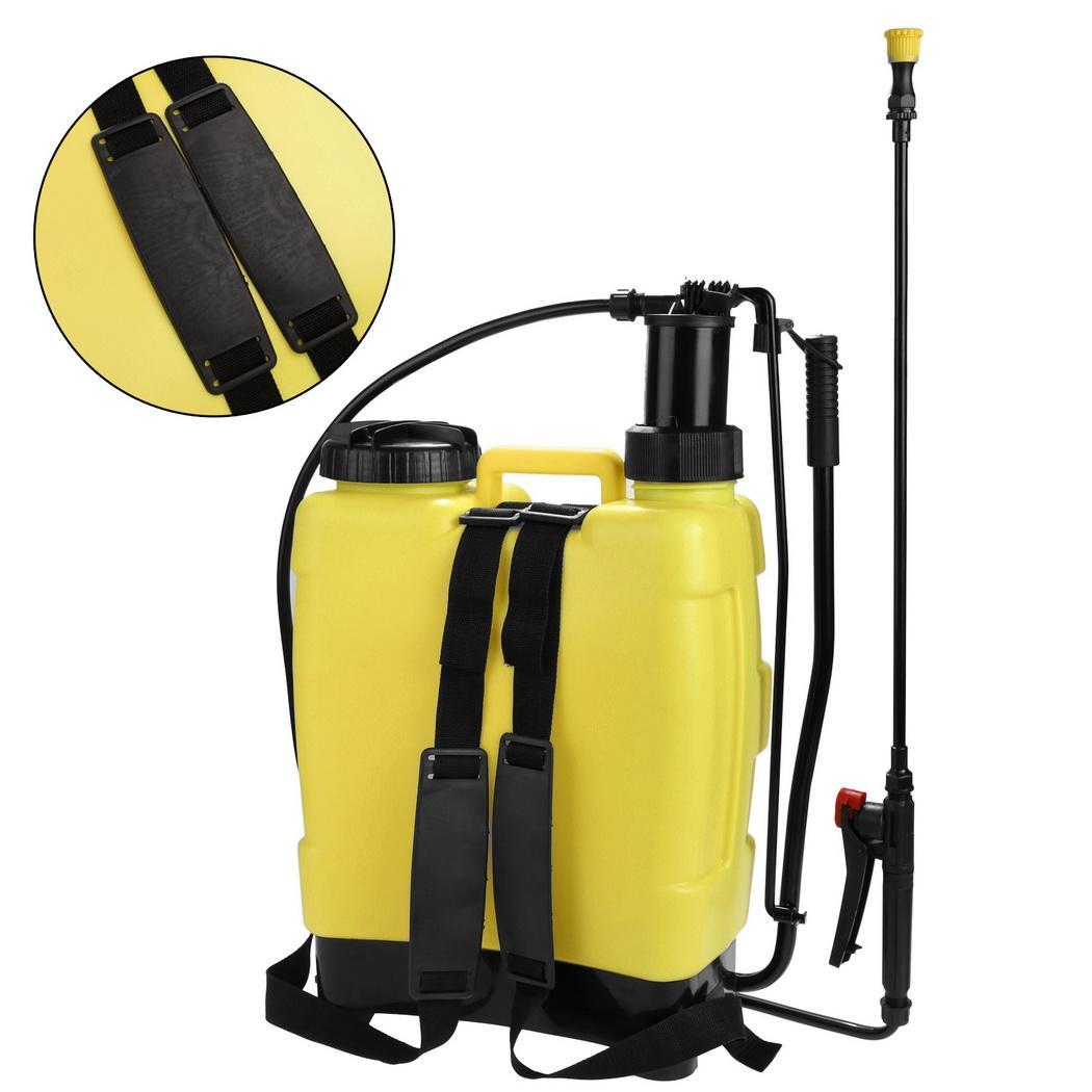 5 Gallon Backpack Knapsack Pressure Sprayer Hand Pump Wand 20L Water