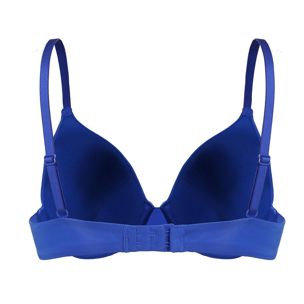 Ekouaer Lady Bra Push Up Underwire Brassiere Bra Set Underwear Memory