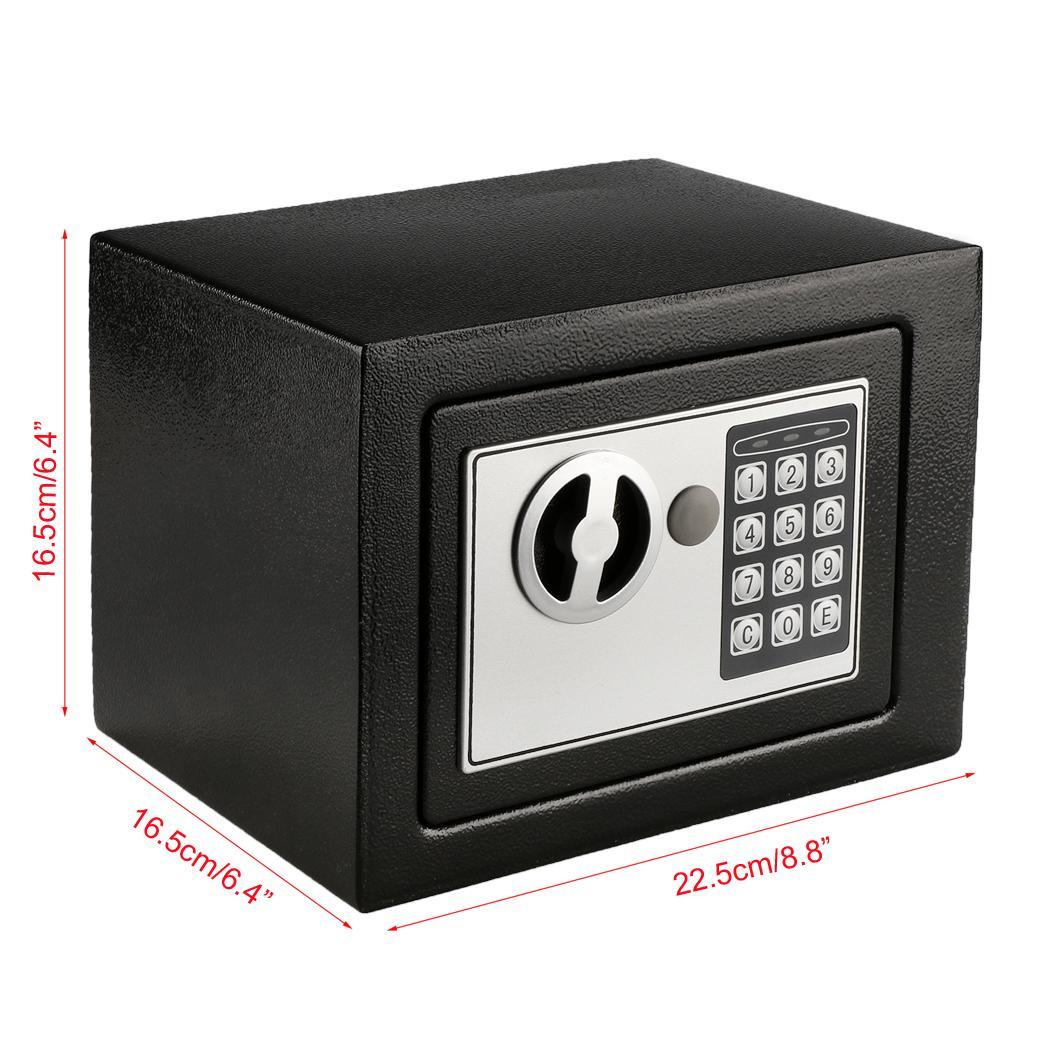 Multiple Digital Electronic Keypad Lock Safe Security Box Cash Jewelry