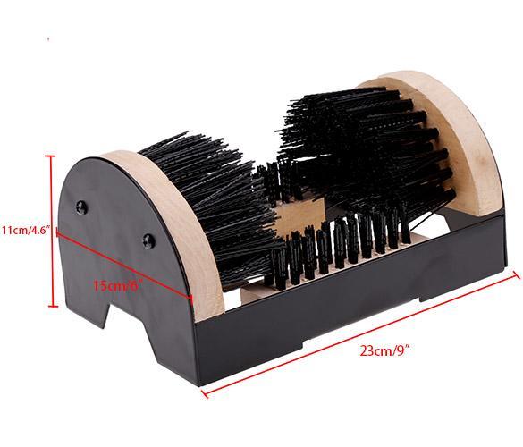 Boot Shoe Sneaker Floor Mounted Mud Dirt Brush Cleaner Scraper Home
