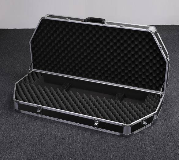 Aluminum Archery Hunting HardBow Foam Interior Storage Travel Case Black