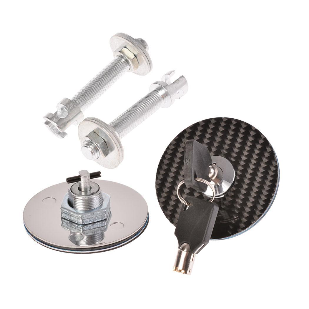Universal Carbon Fiber Mount Hood Latch Pins Pin Locking Kit With 4 Keys eBay