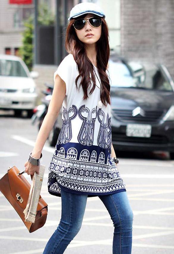 korean t shirt dress