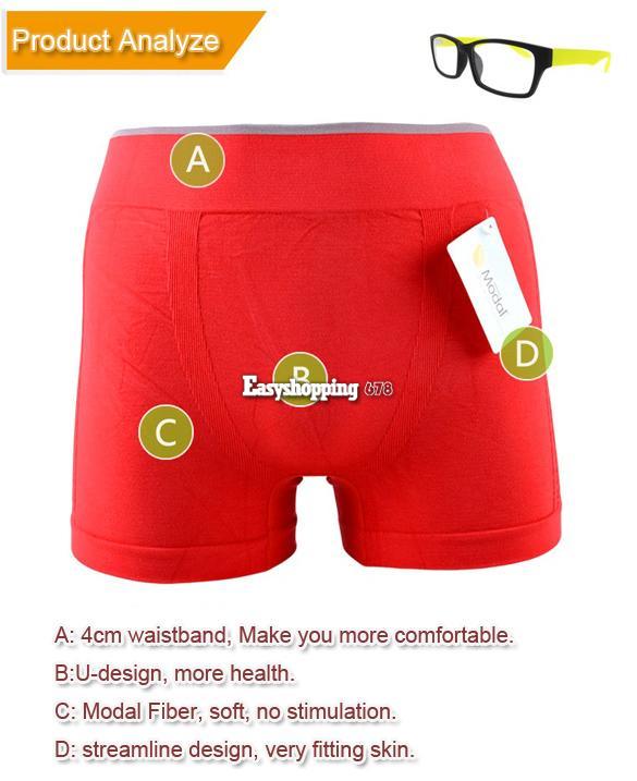 Men’s Seamless Athletic Compression Boxer Briefs Shorts Underwear