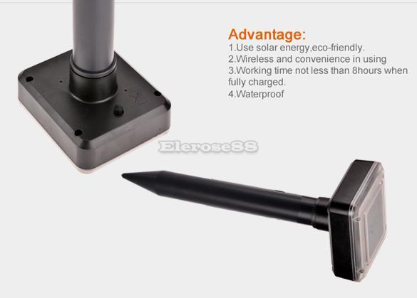 Nouvelle souris Portable solaire rongeurs antiparasitaires r&eacute;pulsif