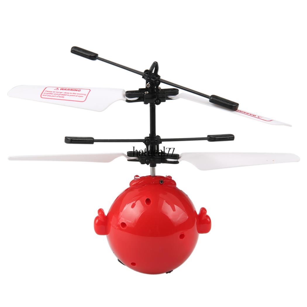 Remote Control Color Random Smiley Face Mini Flyer Infrared Flying