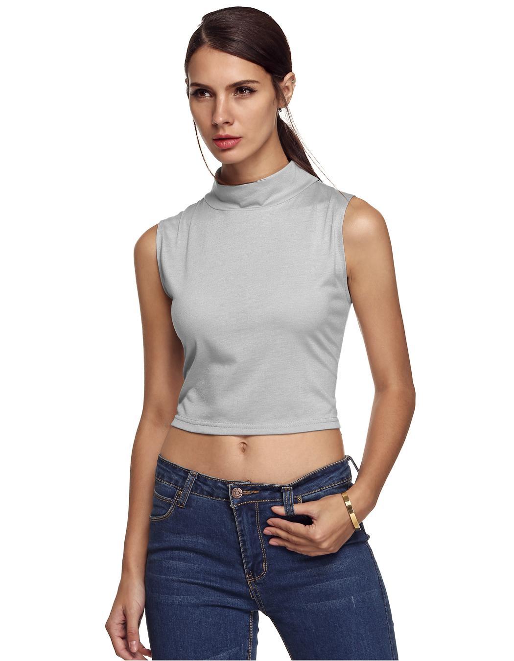 tank top collared shirt