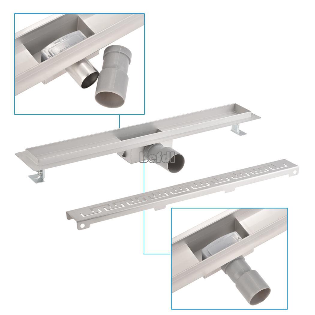 800mm New Utility Tools For Bathroom Shower Drain Grate Gutters Channel