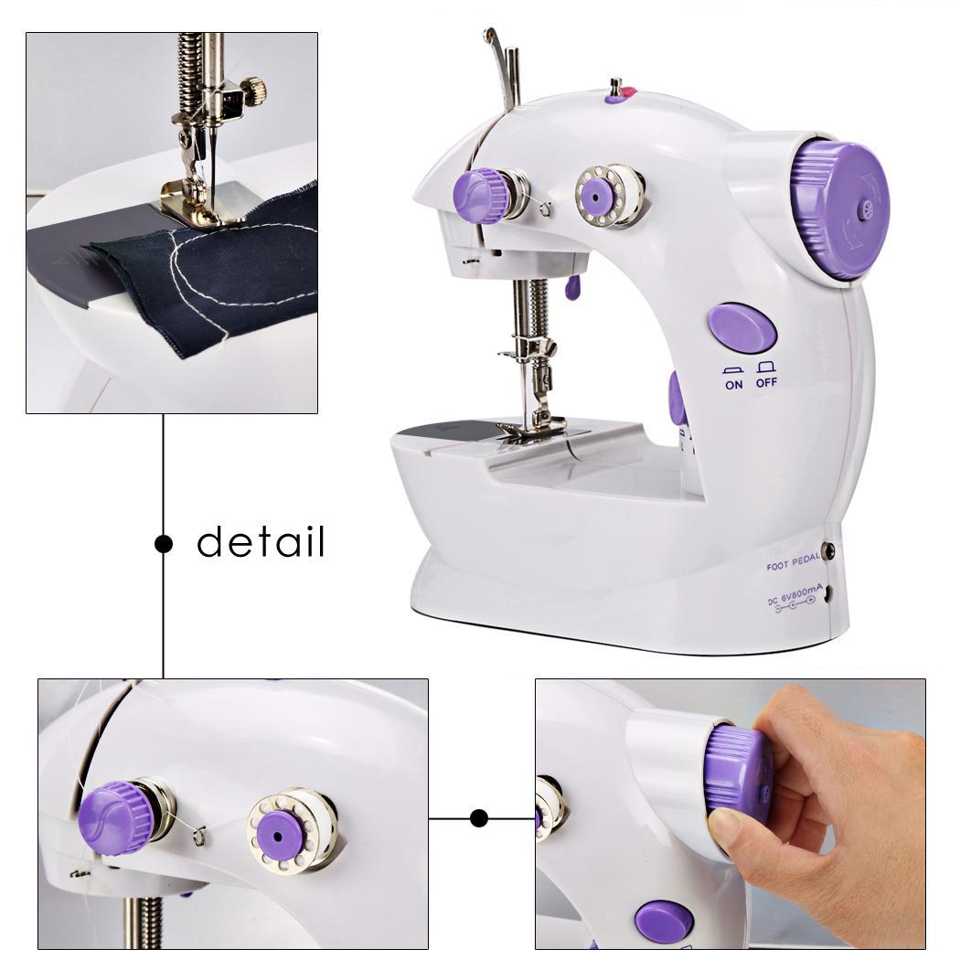 2Speed Mini Electric Portable Desktop Sewing Machine Handheld