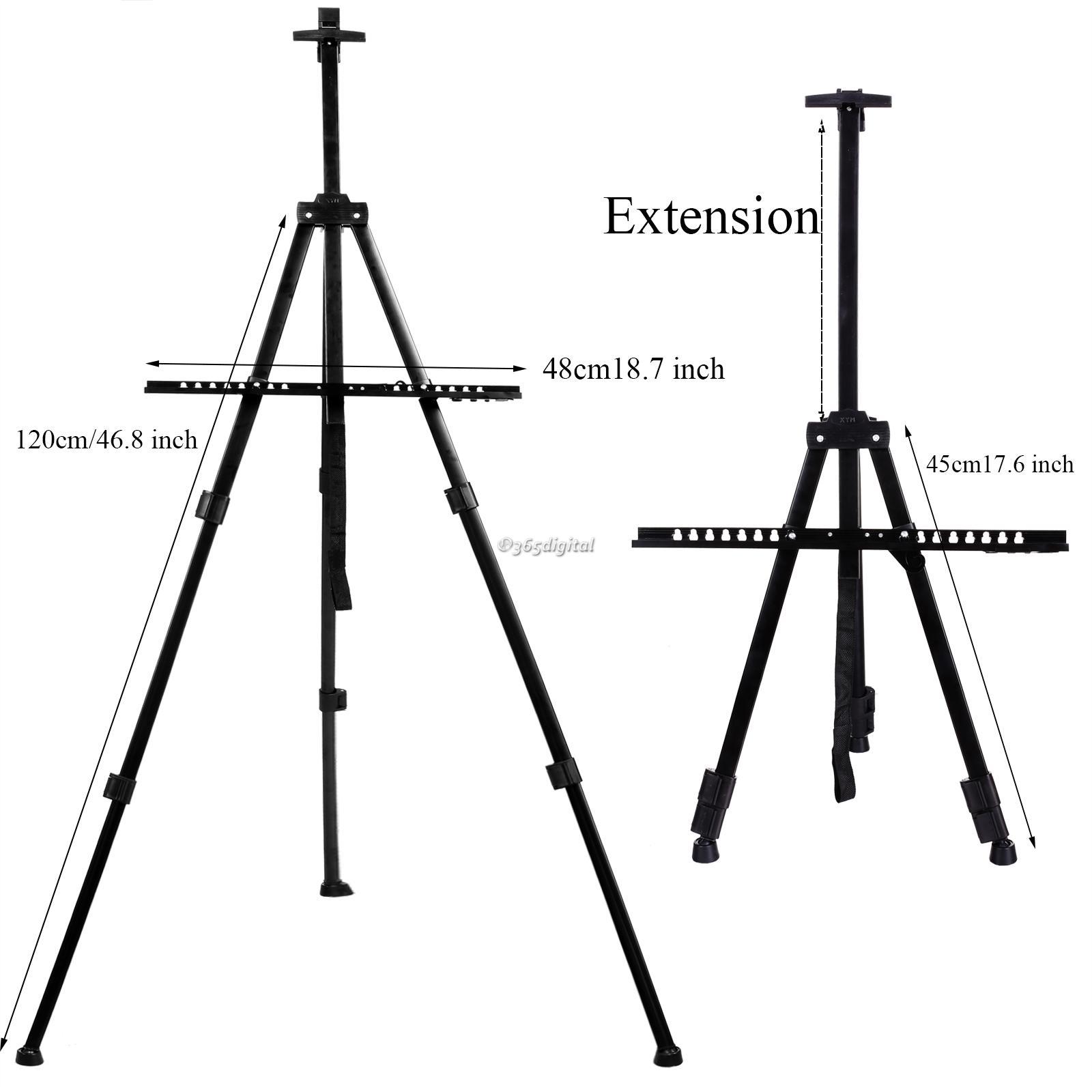 Heavy Duty Artist Telescopic Field Studio Easel Tripod Display Whiteboard Stand eBay