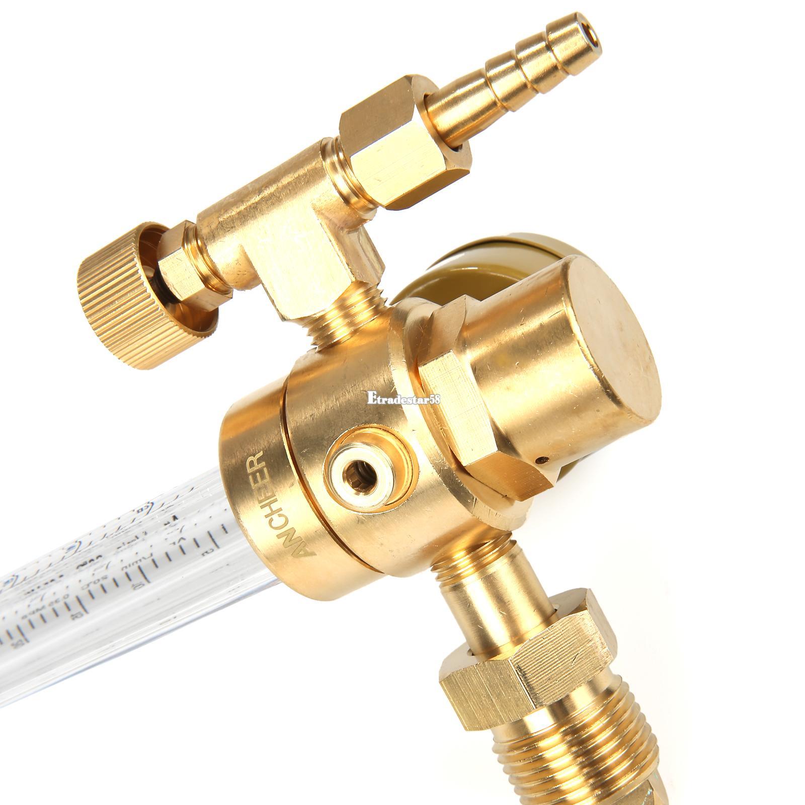 CO2 Druckminderer Dual Manometer - Druckregler Für Bierzapfanlagen W21.8