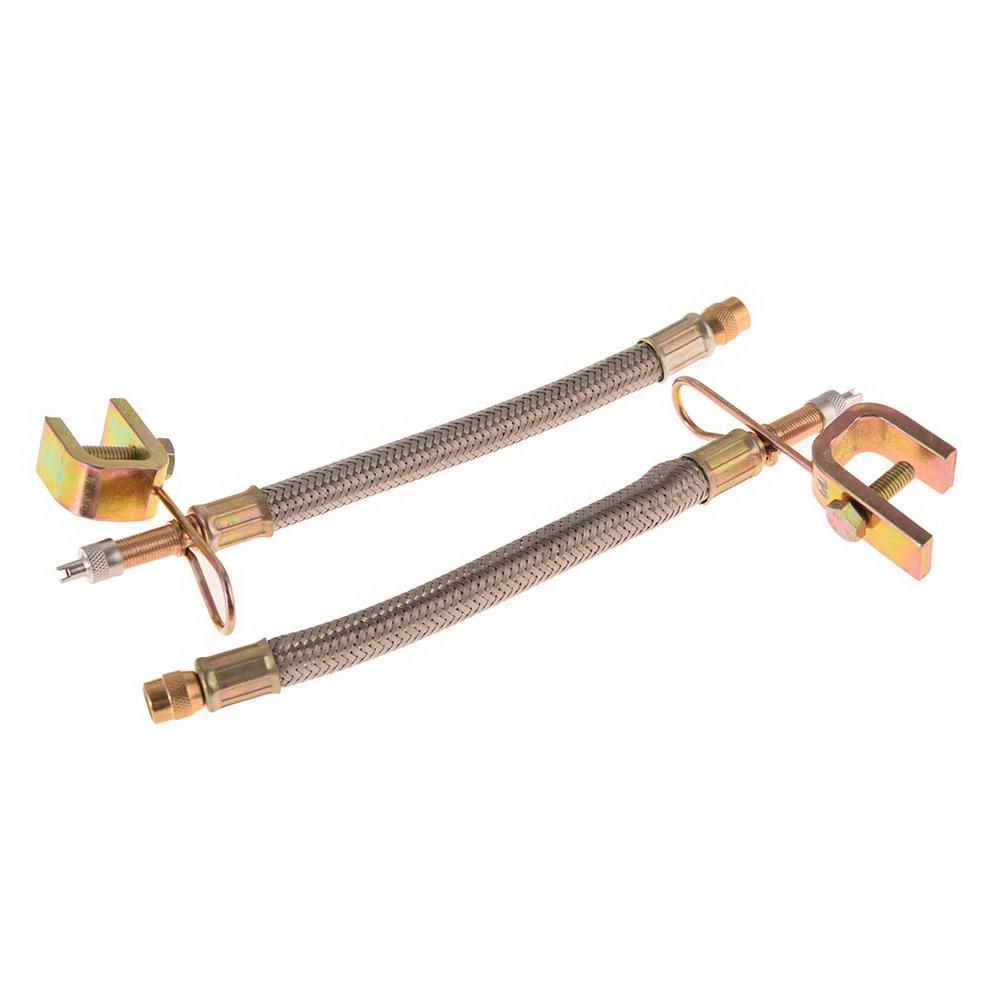 2 qty Tire Valve Stem Extension Truck RV Dual Tire 7" Steel Braided eBay