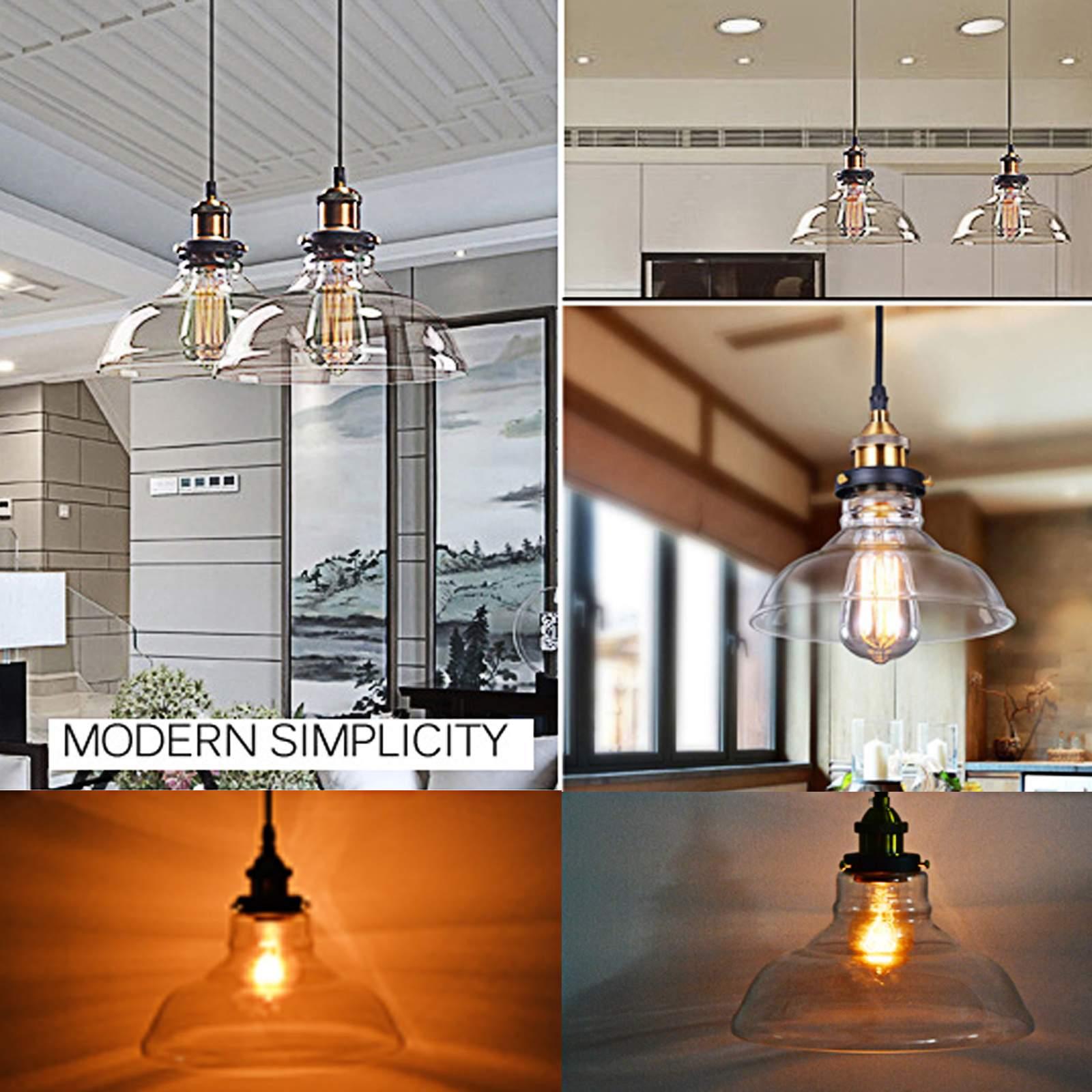 Ceiling Lamp Usa : Retro style industrial pendant lamp vintage glass ceiling