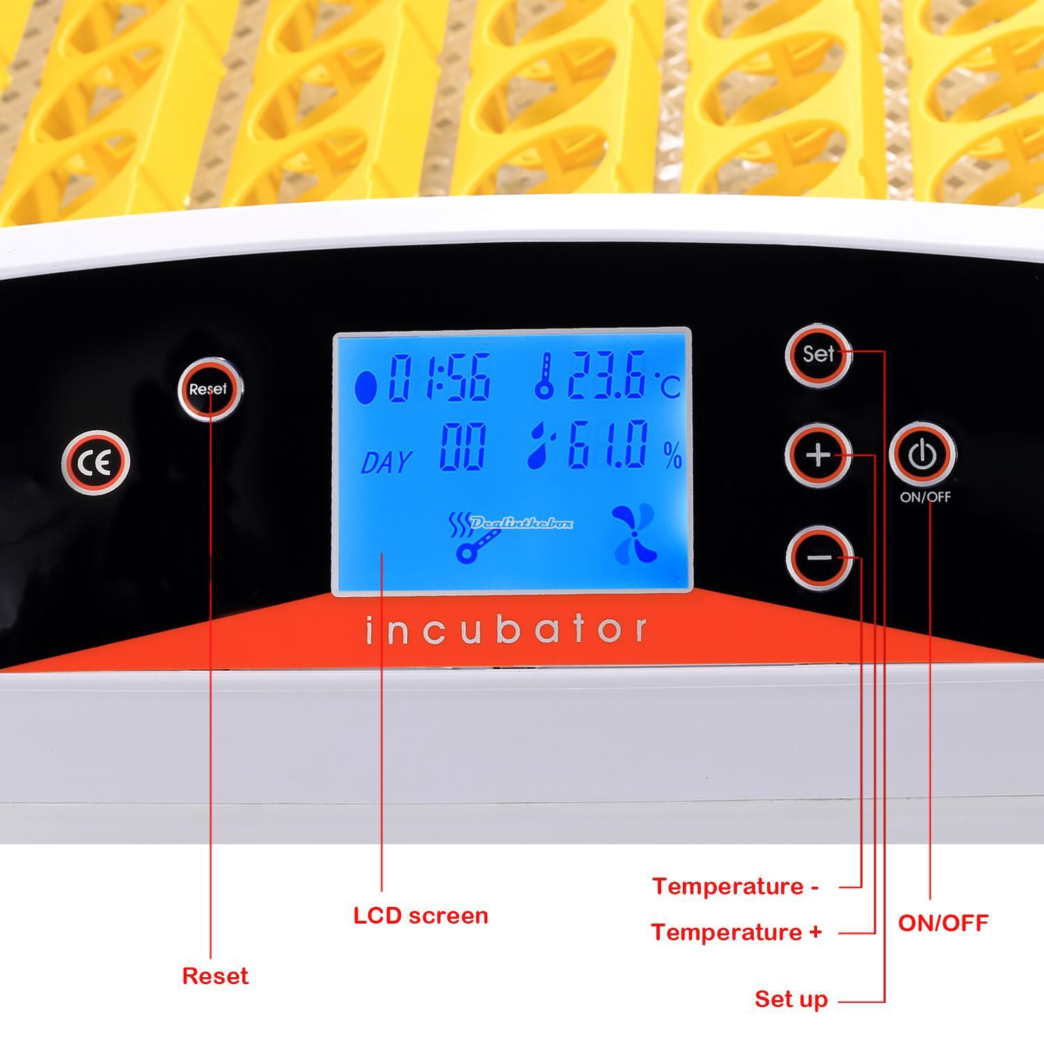  Chicken Duck Bird Temperature Control Automatic Incubator  eBay