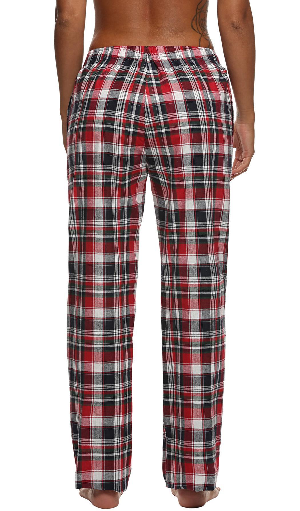 womens plaid pyjama bottoms