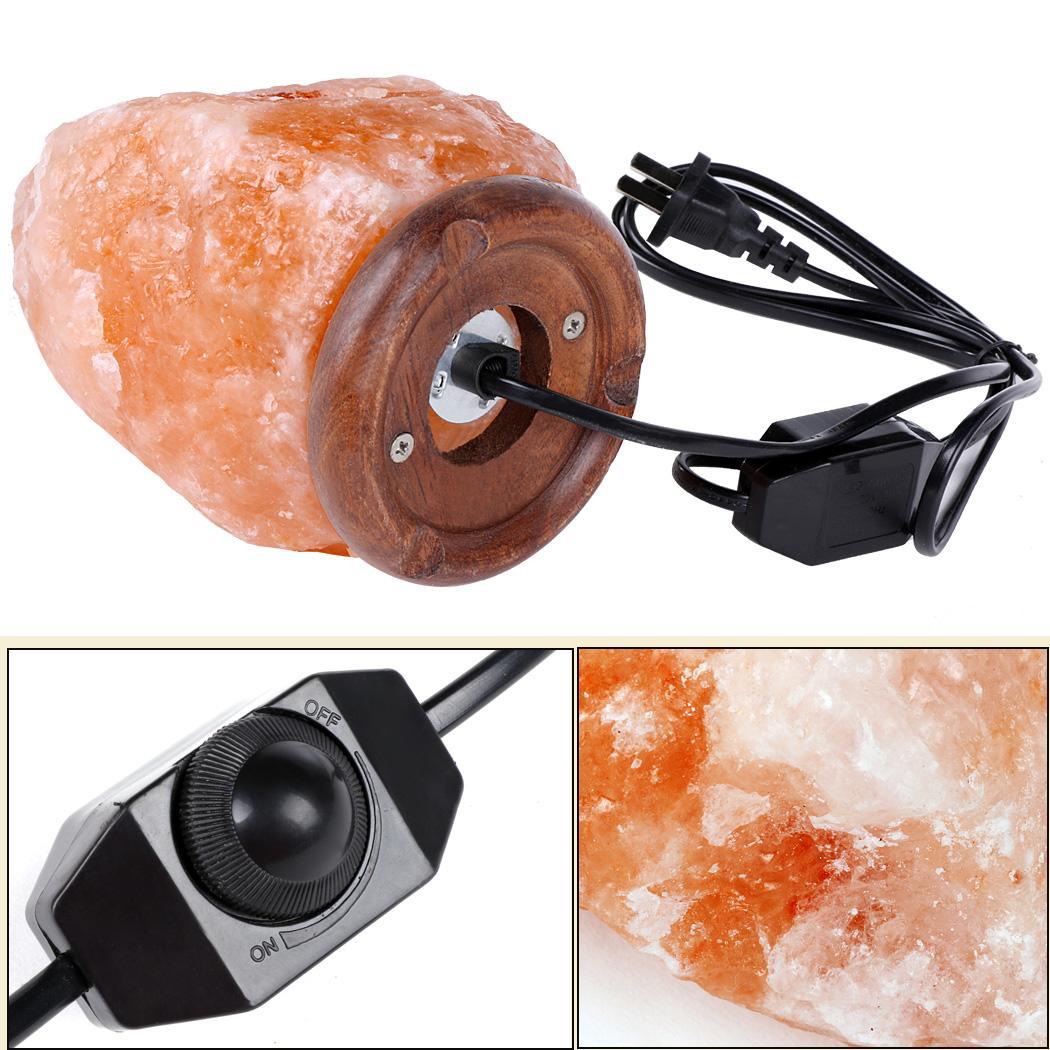 Himalayan Natural Air Purifier Salt Lamp Rock Crystal Ionic Tower + Bulb eBay