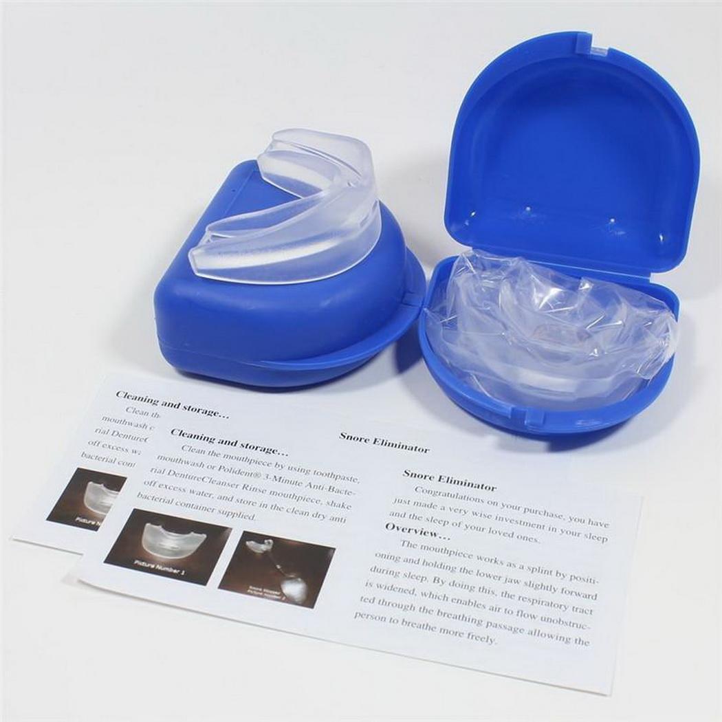 Stop Snoring Mouthpiece Apnea Aid Sleep Anti Snore Bruxism Grind