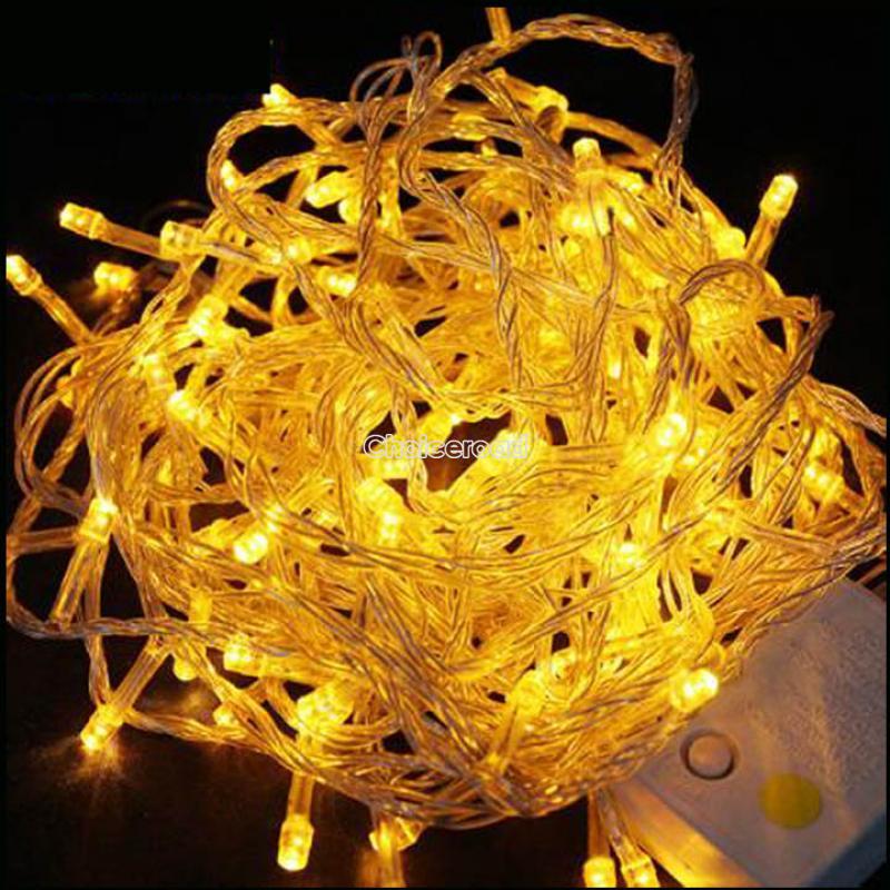 100 200 LED Fairy String Lights Indoor Outdoor Garden Party Xmas Christmas C99D