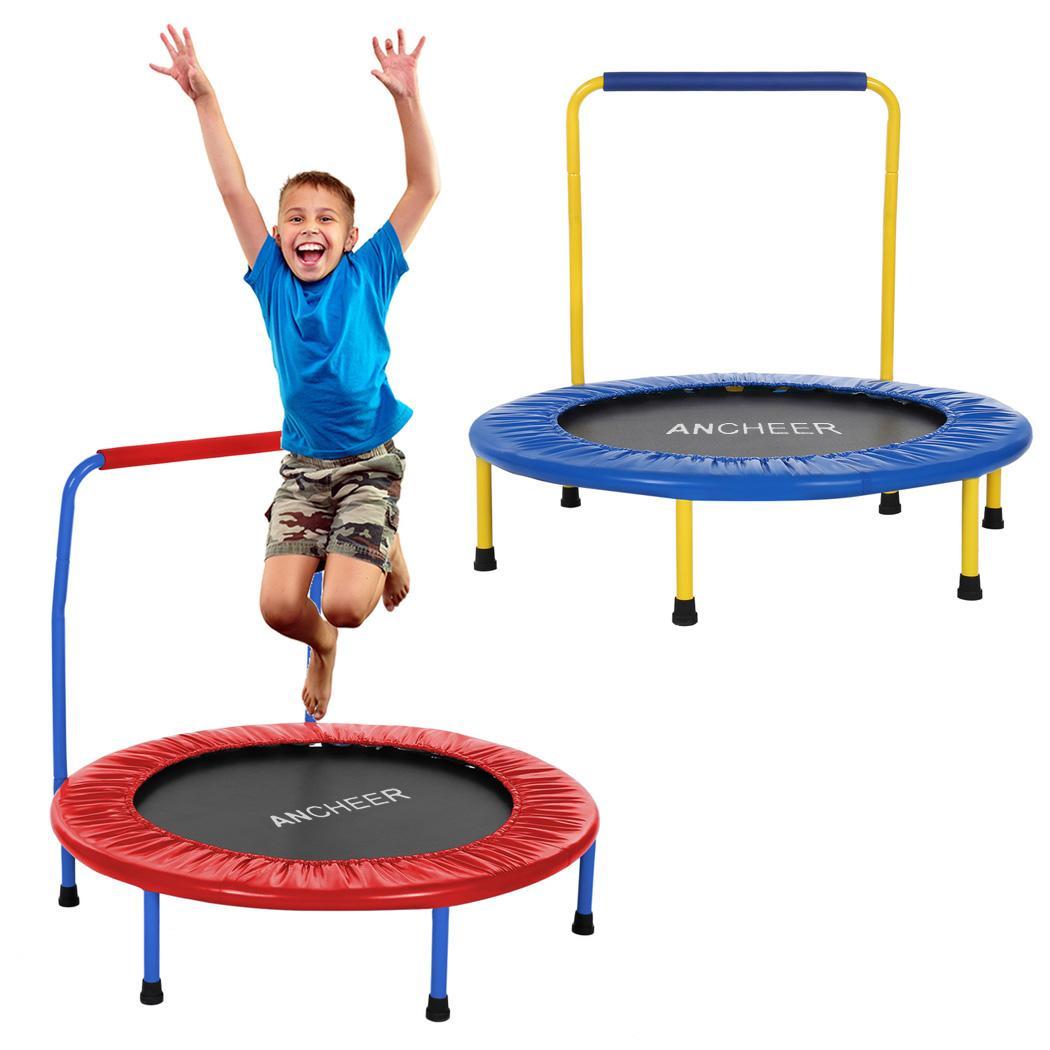 Trampolin 36'' Inch Mini Trampolin für Drinnen Klappbar