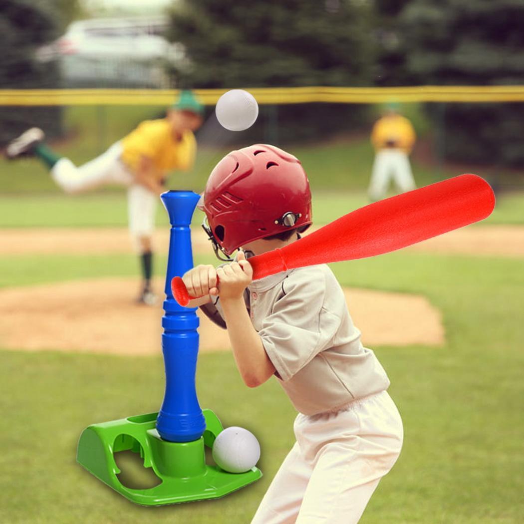 TotSports Beginning T-Ball Baseball Toy Set Boys > Girls Adjustable Height