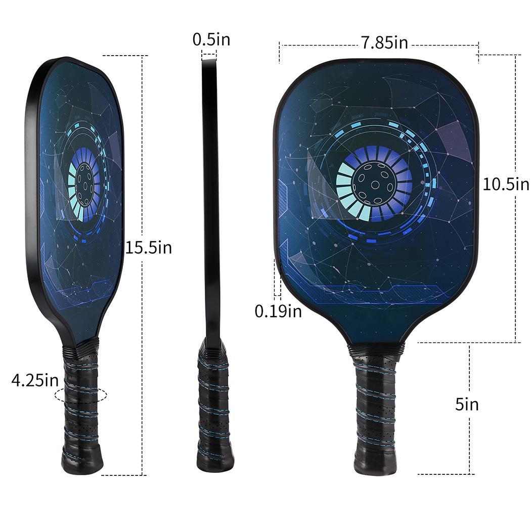 Graphite Carbon Fiber Pickleball Paddle Polymer Composite