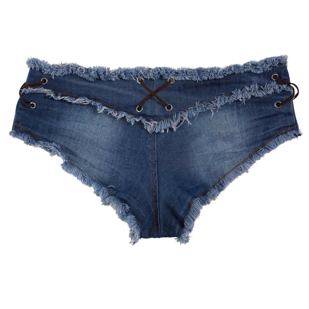 Women jeans denim pants Micro Casual Light Wash Shorts Hot gift S0BZ | eBay