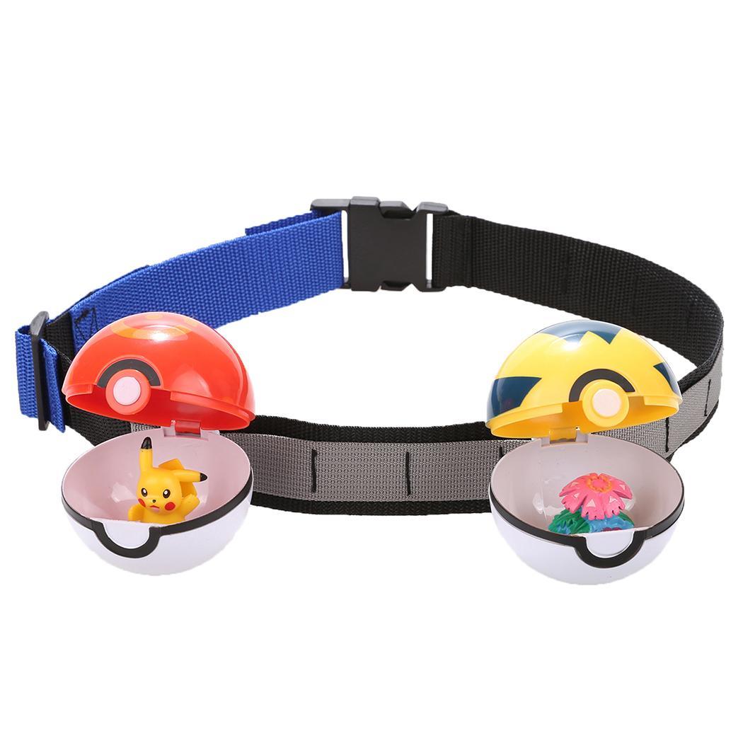 Pokemon Clip Kids Adjustable Poke Ball Belt Xmas Gift Pretend Play Game ...