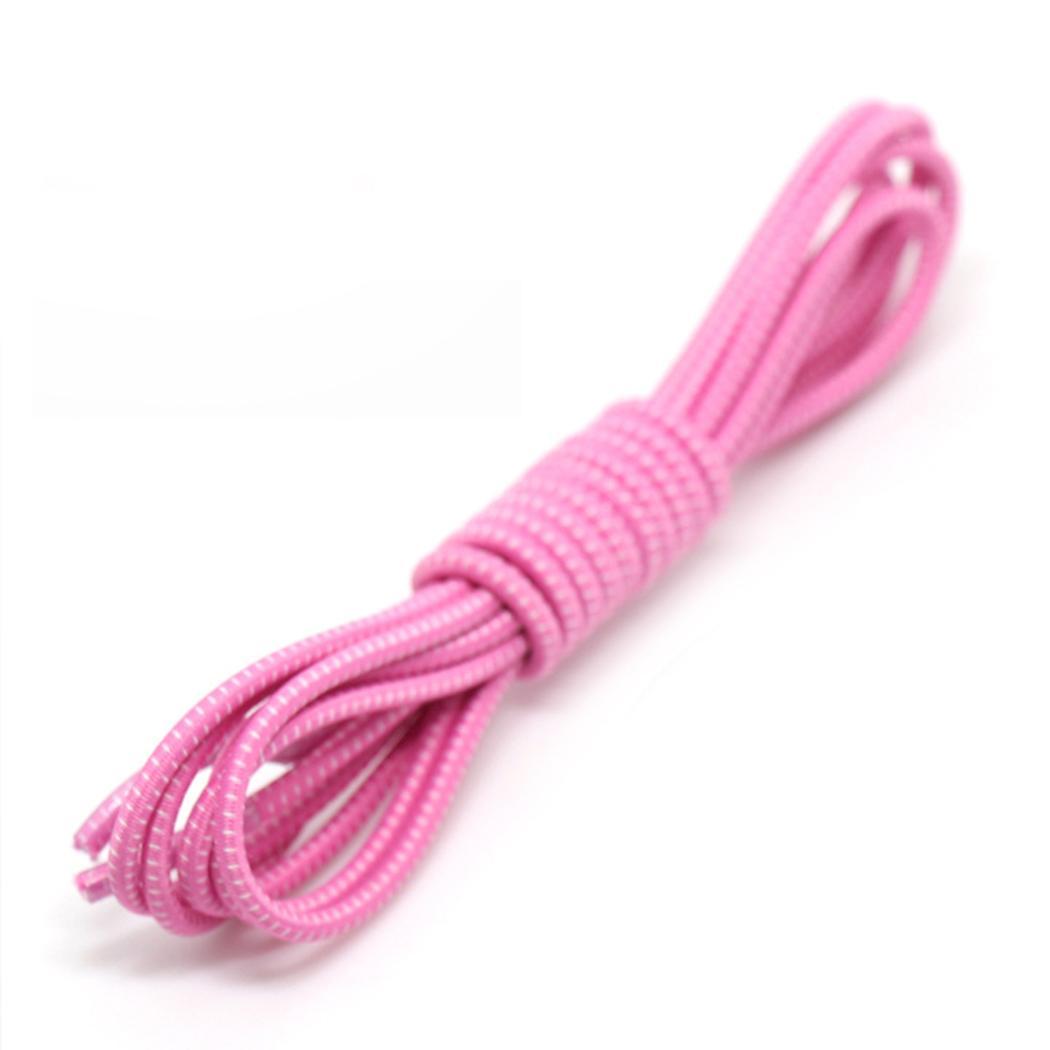 No Tie Elastic SHOELACE Lock Laces Shoe Strings Fastening Sports Locking Toggle eBay