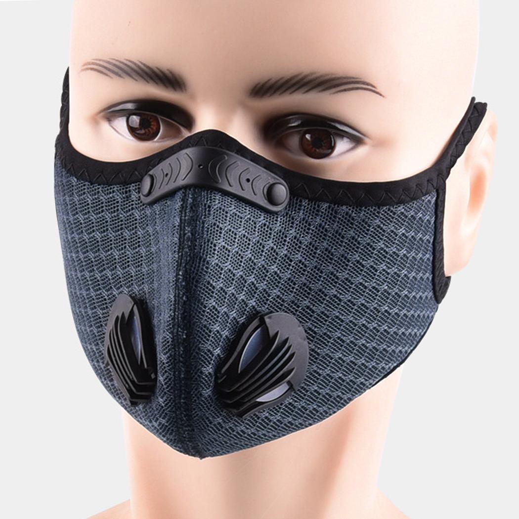 USA Activated Carbon Air Purifying Face Mask Cycling Reusable Filter