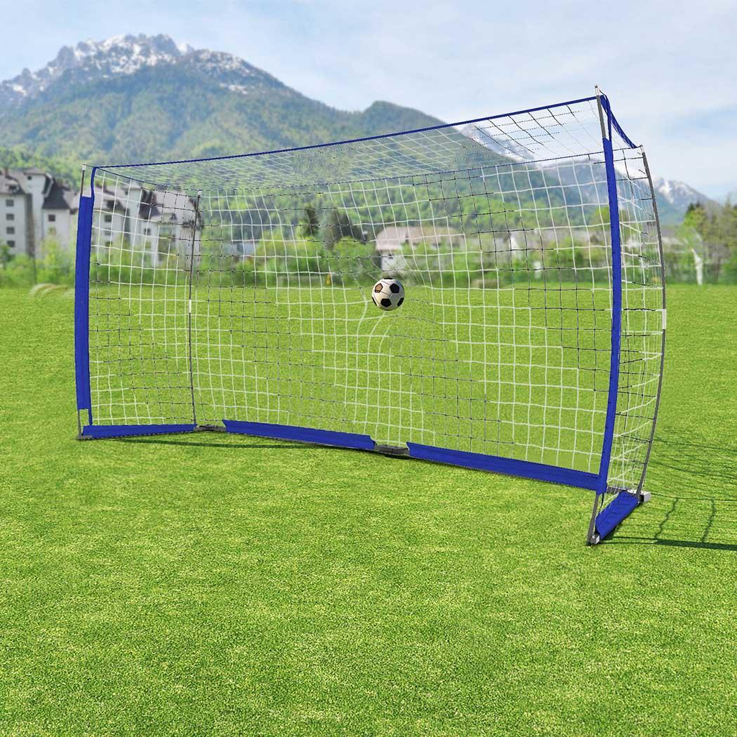 Ancheer 12x6 Ft Soccer Goal For Backyard Practice Bow Style Soccer