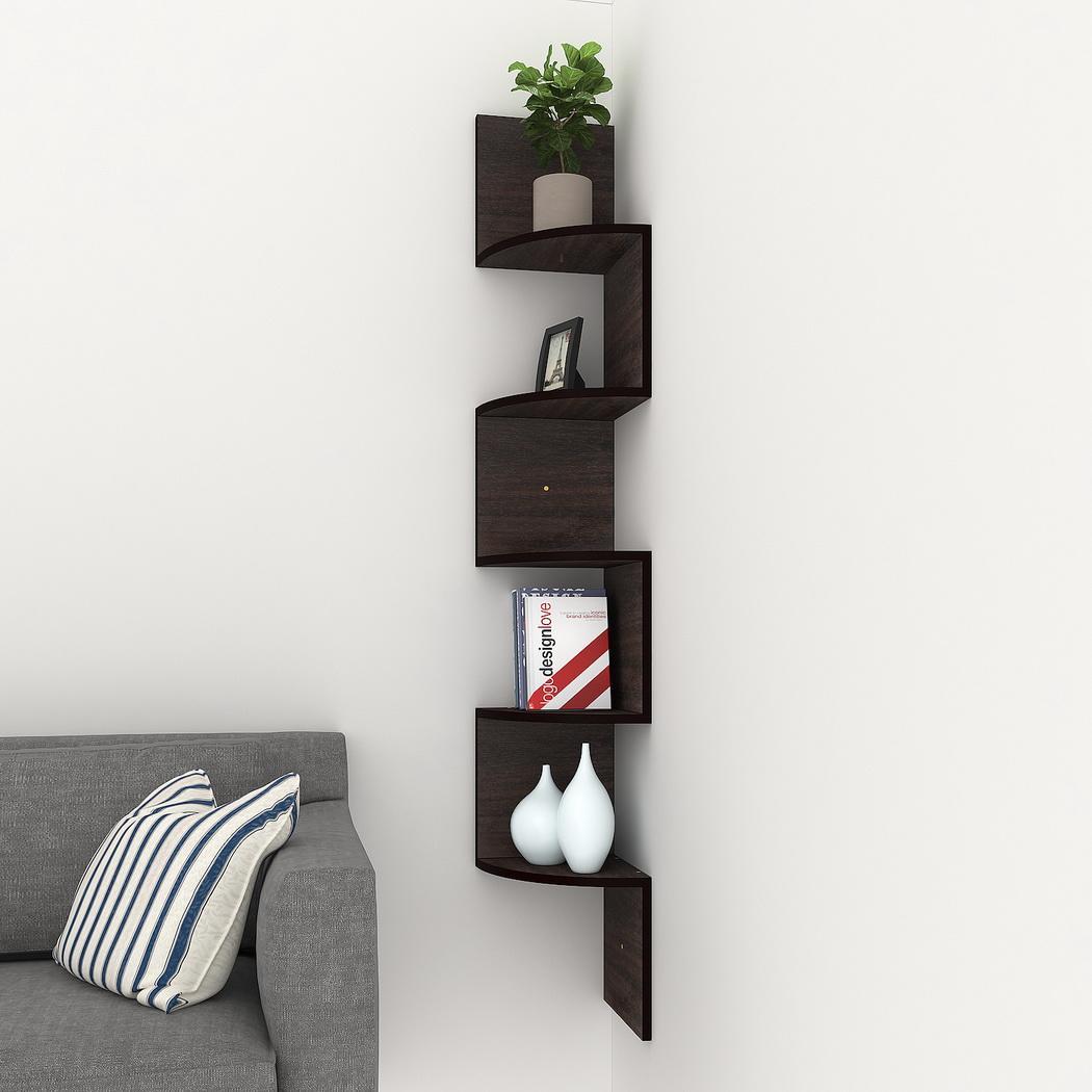 Floating Wall Shelf Display Wood Storage Corner Shelves Mount Home Details About Floating Wall Shelf Display Wood Storage Corner Shelves Mount Home Decorative Ok