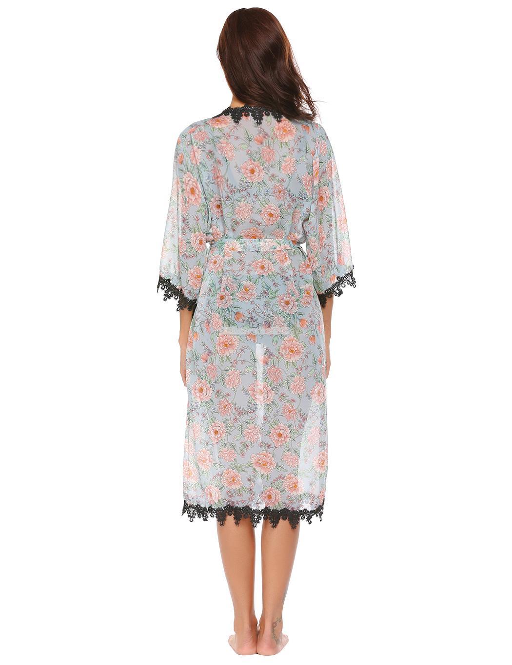 Frauen Lace Floral V Ausschnitt Patchwork verstellbare Spaghetti Trägern ElR8