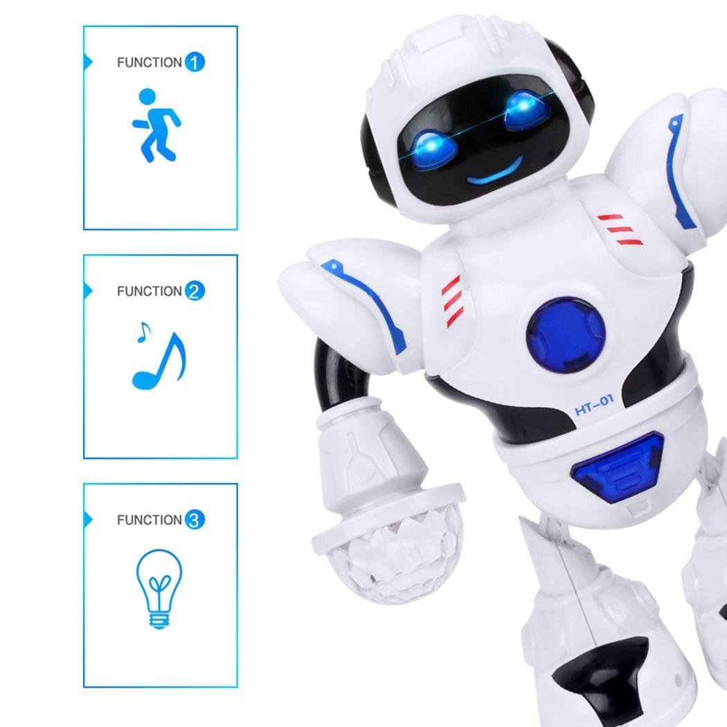 electronic walking dancing robot toy