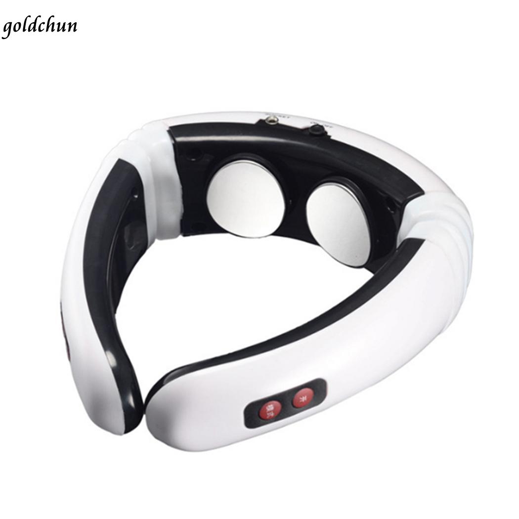 Neck Massager Electric Pulse Therapy Vertebra Treatment Pain